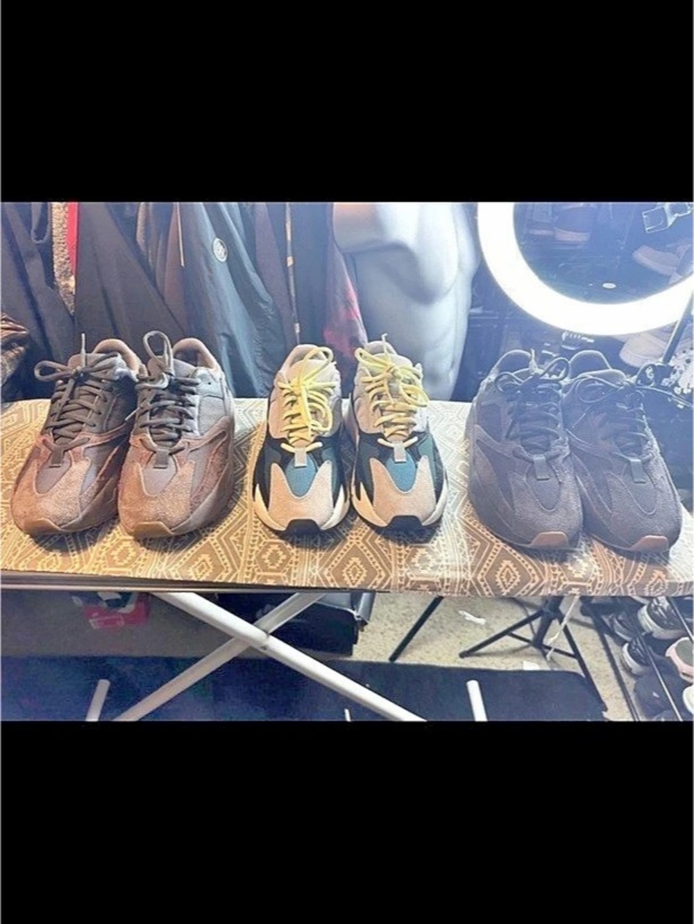 Yeezy 700 Size 8.5-9 Bundle Lot - 3 Pairs Used